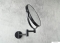 DEANTE - ROUND - Fali kozmetikai tükör D20cm - Nagyítós, kihajthatós, kerek - Matt fekete inox
