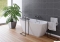 DEANTE - ROUND - Fali zuhanyfej tartó - Állítható, kerek - Titánszürke