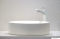DEANTE - HIACYNT - Magasított mosdó csaptelep leeresztő nélkül - Fehér