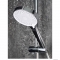 DEANTE - ALPINIA - Zuhanyfej, kézizuhany, 3 funkciós, kerek - Krómozott, fehér műanyag