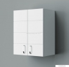HB BÚTOR - MART K45 - Fürdőszobai fali felső szekrény - 2 nyílóajtóval, belül 1 polccal - Magasfényű fehér 