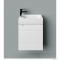 HB BÚTOR - HERA 40 - Fali mosdószekrény, fürdőszoba mosdó bútor 40x50cm, 1 nyílóajtóval, kerámia mosdóval - Fehér