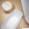 AREZZO DESIGN - MARYLAND - Öntött márvány mosdó, 60x37cm - Pultra, bútorra ültethető