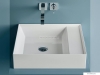 MARMY - CESAR - Mosdó, mosdókagyló - 42x50 cm - Pultra, bútorra ültethető