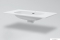 MARMY - GINGER - Mosdó, mosdókagyló 90x50cm - Pultba, bútorba süllyeszthető - Fényes fehér
