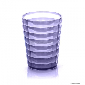 GEDY - GLADY - Fogmosópohár, fogkefetartó - Áttetsző lila műanyag