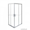 DIPLON - Szögletes zuhanykabin - Tolóajtós - Átlátszó edzett üveg - 80x100 cm