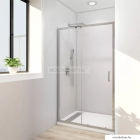 DIPLON - Eltolható zuhanyajtó - Állítható szélességű - 160 cm - Átlátszó üveg