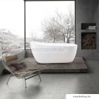DIPLON - Akril kád, ovális fürdőkád - Szabadon álló - 170x80 cm