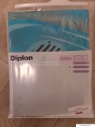 DIPLON - Zuhanyfüggöny, 180x200cm - Textil - Kék mintás (CN7393)