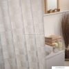 DIPLON - Zuhanyfüggöny, 180x200cm - Textil - Bézs mintás (CN7306)
