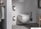 AREZZO DESIGN - NORO - Falra szerelhető, nyitott, fedél nélküli WC papír tartó - Matt fekete