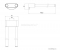 AREZZO DESIGN - NORO - Fali dupla törölközőtartó, 1 oldalon rögzíthető, 43cm - Kerekített forma - Krómozott