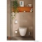 AREZZO DESIGN - NORO - Falra szerelhető, nyitott, fedél nélküli WC papír tartó - Krómozott