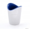GEDY - MOBY - Fogmosópohár, fogkefetartó - Műanyag - Fényes fehér, kék