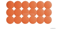 GEDY - GIOTTO - Csúszásgátló fürdőkádba 79x39,5cm - Narancssárga gumi