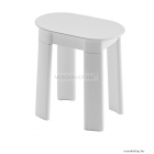 GEDY - TETRA - Fürdőszobai szék - Fehér műanyag