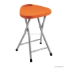 GEDY - CO75 - Fürdőszobai szék - Narancssárga műanyag ülőrésszel, acél lábakkal