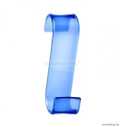GEDY - MERLINO - Radiátor fogas, törölköző akasztó radiátorra - Áttetsző kék műanyag
