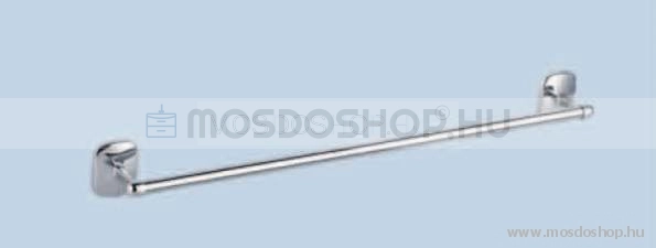 DIPLON - 1-es törölközőtartó - Falra szerelhető - 60 cm - Krómozott (SE011011-60)