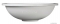 MARMY - CAROLA - Mosdó, mosdótál - D40x1,5 cm - Kerek - Pultba, bútorba süllyeszthető 