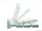 DIPLON - Zuhanyülőke - Felhajtható - Fehér műanyag (BR70B01)