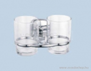 DIPLON - Fürdőszobai pohártartó - 2-es - Falra szerelhető (SE011062)