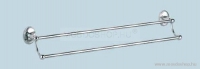 DIPLON - 2-es törölközőtartó - Falra szerelhető - 75 cm (SE01812-75)