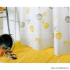 GEDY - FONDALE - Textil zuhanyfüggöny függönykarikával - 180x200 cm