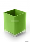 GEDY - RAINBOW - Fürdőszobai szemeteskuka, hulladékgyűjtő - 6 L - Zöld - Műanyag