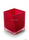 GEDY - RAINBOW - Fürdőszobai szemeteskuka, hulladékgyűjtő - 6 L - Piros - Műanyag