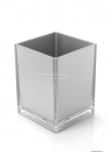 GEDY - RAINBOW - Fürdőszobai szemeteskuka, hulladékgyűjtő - 6 L - Ezüst színű műanyag