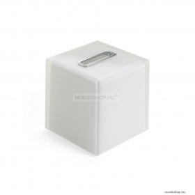 GEDY - RAINBOW - Papírzsebkendő tartó - Kocka alakú - Fehér műanyag