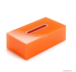 GEDY - RAINBOW - Papírzsebkendő tartó - Narancssárga - Műanyag