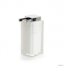 GEDY - RAINBOW - Folyékony szappan adagoló, 240ml - Pultra helyezhető - Fehér (RA80-02)