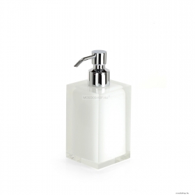 GEDY - RAINBOW - Folyékony szappan adagoló - Áttetsző fehér műgyanta (RA81-02)