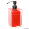 GEDY - RAINBOW - Folyékony szappan adagoló - Áttetsző piros műgyanta (RA81-06)