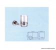 DIPLON - Fürdőszobai pohártartó - 1-es - Falra szerelhető (SE01961)