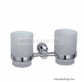 DIPLON - Fürdőszobai pohártartó - 2-es - Falra szerelhető (SE02362)