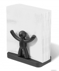 UMBRA - BUDDY - Szalvétatartó - Emberke figurával - Fekete műanyag