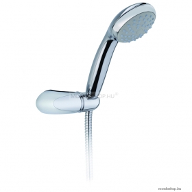 MOFÉM - DUCAL - Zuhanyszett 1 funkciós kézizuhannyal, fix fali zuhanytartóval - Krómozott