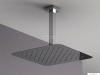 AREZZO DESIGN - SLIM SQUARE - Esőztető fejzuhany, szögletes, 30x30 cm - Fényes rozsdamentes acél