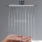 AREZZO DESIGN - SLIM SQUARE - Esőztető fejzuhany - Szögletes - 40x40 cm - Rozsdamentes acél