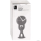 UMBRA - BUDDY - Asztali óra - Emberke formájú - Műanyag - Fekete-fehér