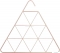 UMBRA - PENDANT TRIANGLE - Sáltartó fogas - Háromszög formájú - Fém