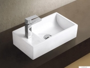 AREZZO DESIGN - BALTIMORE - Kis kézmosó, mosdókagyló - Szögletes, kerámia - 46 x 26 cm 