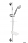MOFÉM - BASIC - Zuhanyszett - 1 funkciós kézi zuhannyal, állítható zuhanytartóval, szappantartóval - Krómozott