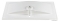 MARMY - LISETTE PLUS - Mosdó, mosdókagyló - 120x51 cm - 1 csaplyukkal - Pultba, bútorba süllyeszthető