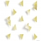 UMBRA - CONFETTI - Fali dekoráció, öntapadós matrica szett - Háromszög alakú - 16 db