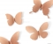 UMBRA - METAL MARIPOSA - Fali dekoráció szett - Öntapadós, pillangó formájú - Réz színű